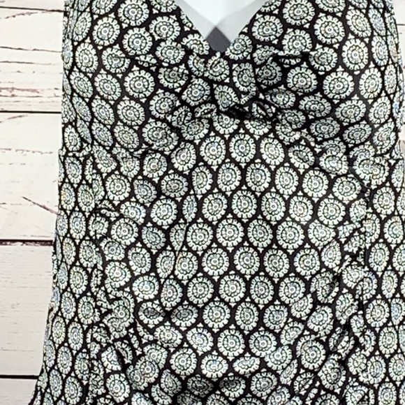 Merona Black and white mandala tankini TOP sz LG - Picture 3 of 6